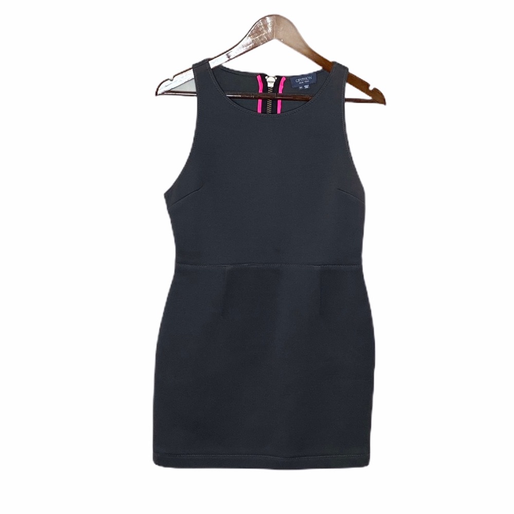 Gryphon Charcoal Gray Scuba Dress  Size Medium